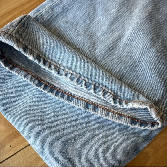 Toteme Jeans Flair Sz 27 Lightwashed Cotton Wide Leg - Picture 14 of 15